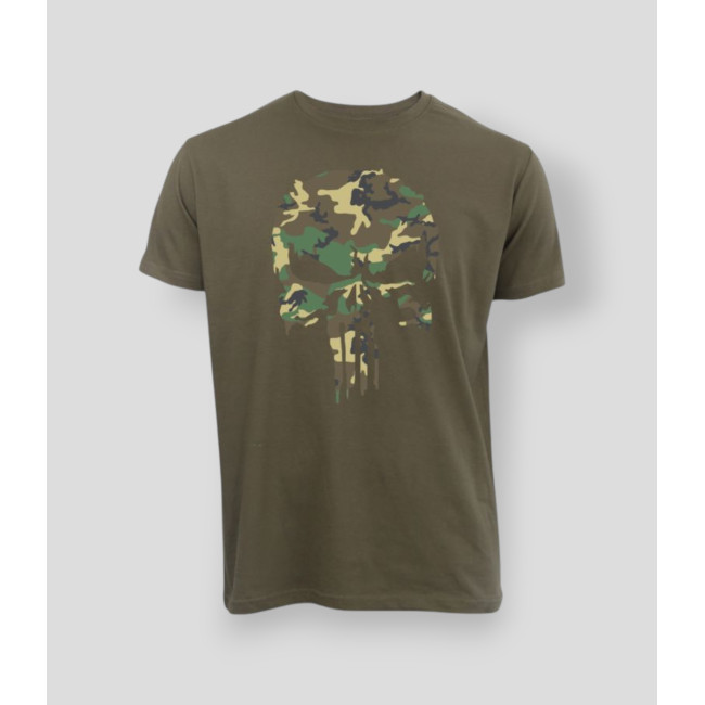 Camiseta Punisher Camo Caqui - Summit Outdoor Lifestyle