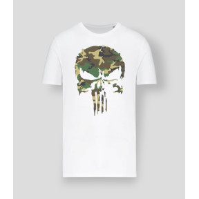 T-shirt Punisher Camo Wit - Summit Outdoor Lifestyle