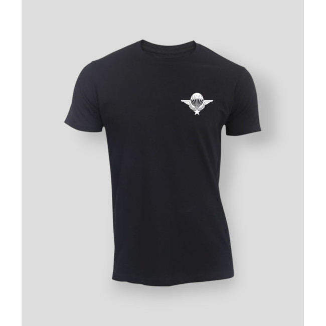 Camiseta Paracaidista Francia Negro - Summit Outdoor Lifestyle