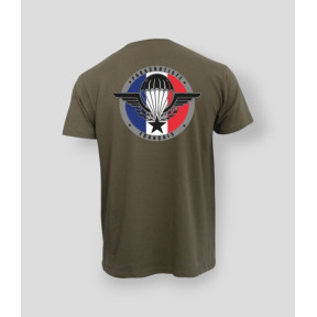 Camiseta Paracaidista Francia Caqui - Summit Outdoor Lifestyle