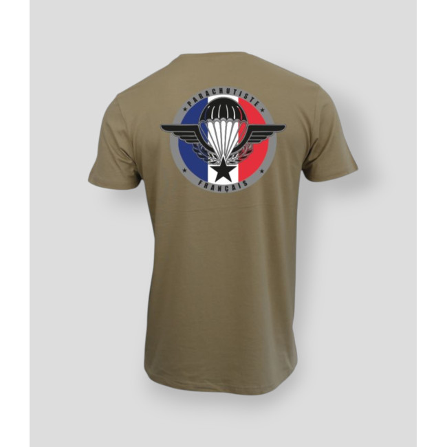 T-shirt Parachutiste France Coyote - Summit Outdoor Lifestyle