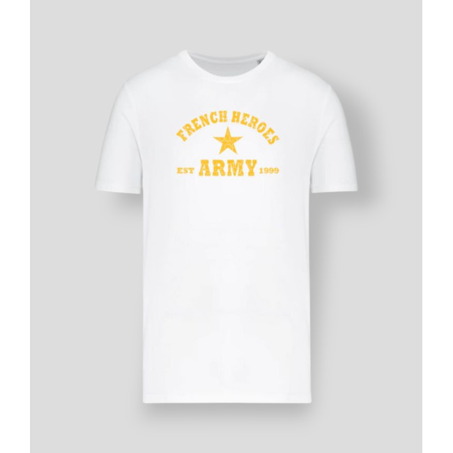 T-shirt French Heroes Bianco - Summit Outdoor Lifestyle