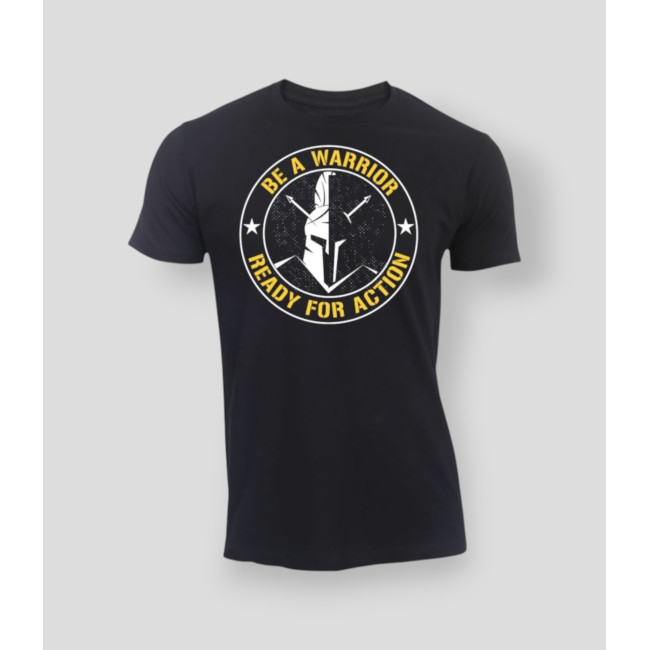 T-shirt Be a warrior Noir - Summit Outdoor Lifestyle