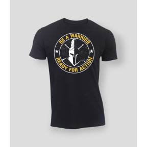 T-shirt Be a warrior Schwarz - Summit Outdoor Lifestyle