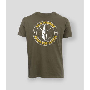 Camiseta Be a warrior Caqui - Summit Outdoor Lifestyle