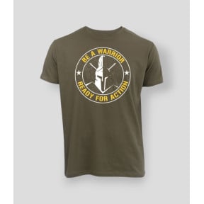 Camiseta Be a warrior Caqui - Summit Outdoor Lifestyle