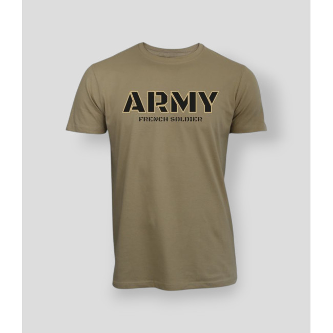 Camiseta Army French Soldier Coyote - Summit Outdoor Lifestyle
