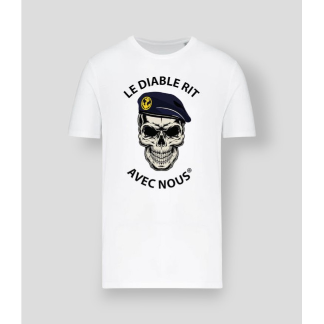 Camiseta 190g EL DIABLO RÍE TDM Blanco - Summit Outdoor Lifestyle
