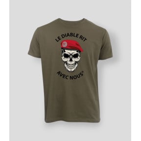 Camiseta 190g EL DIABLO RÍE Metro Caqui - Summit Outdoor Lifestyle