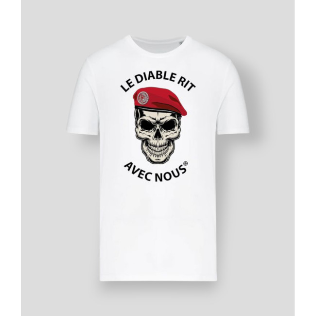 T-shirt 190g LE DIABLE RIT Métro Wit - Summit Outdoor Lifestyle