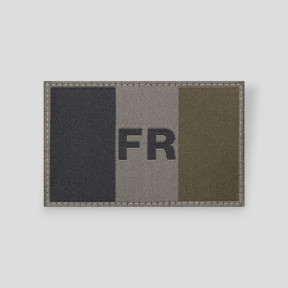 Low visibility French flag woven patch - ClawGear