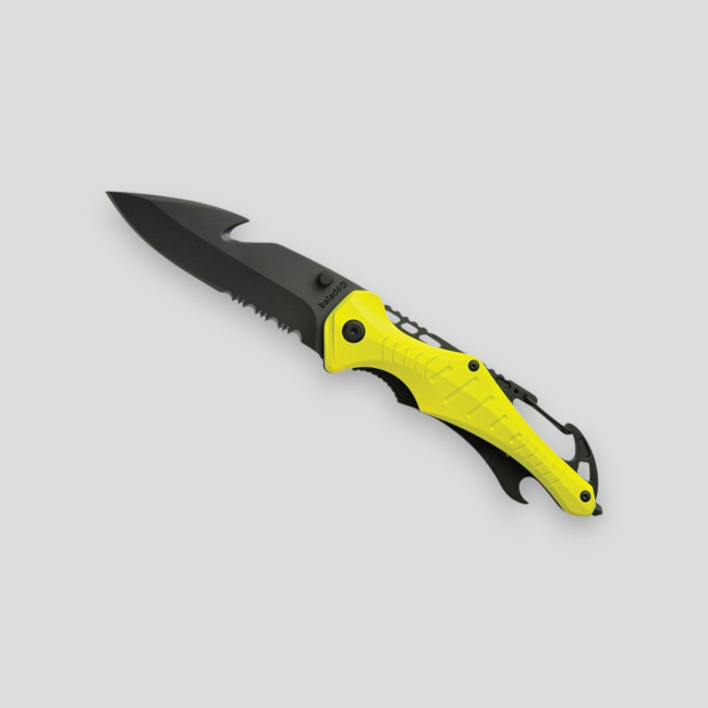 Cuchillo de seguridad EMERGENCY amarillo fluorescente - Baladéo