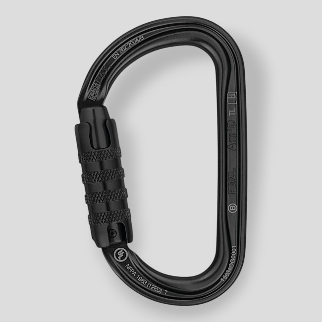 Mousqueton asymétrique ultra-léger Sm'D à verrouillage Triact-Lock® - Noir - Petzl Mousqueton asymétrique ultra-léger Sm'D à verrouillage Triact-Lock® - Noir - Petzl