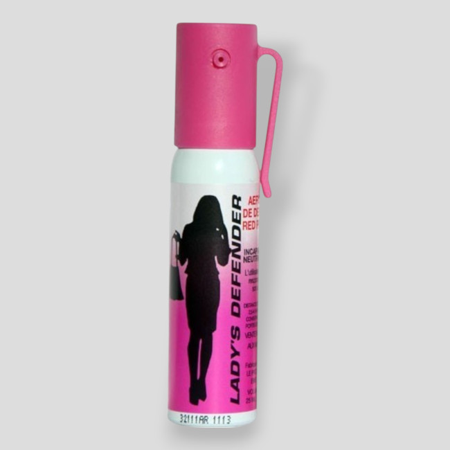Aérosol anti-agression Gaz CS Lady's Defender - 25ml - Le Protecteur