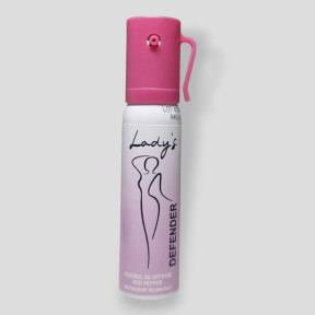 Aerosol anti-agresión Gel de Pimienta Lady's Defender - 25ml - Le Protecteur