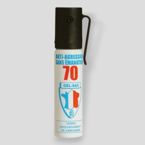Spray anti-aggressione Gel CS Potenza 70 - 25ml - Le Protecteur