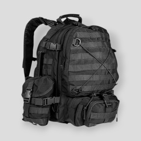 Mochila Cougar 45L Preta - Ares