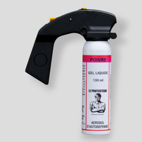 Aerozol obronny Żel Pieprzowy Super Pro z uchwytem - 100ml - Le Protecteur