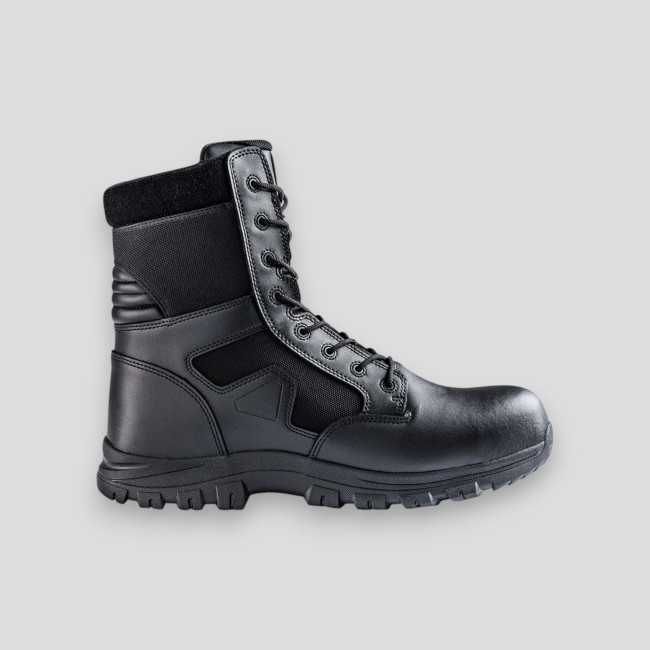 Buty interwencyjne z ochroną palców 8" 1 zamek Sécu-One - Czarne - A10 Equipment