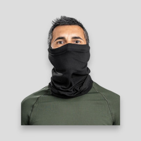 SAHEL Active Line neck gaiter (10°C and +) - Black - Summit Outdoor