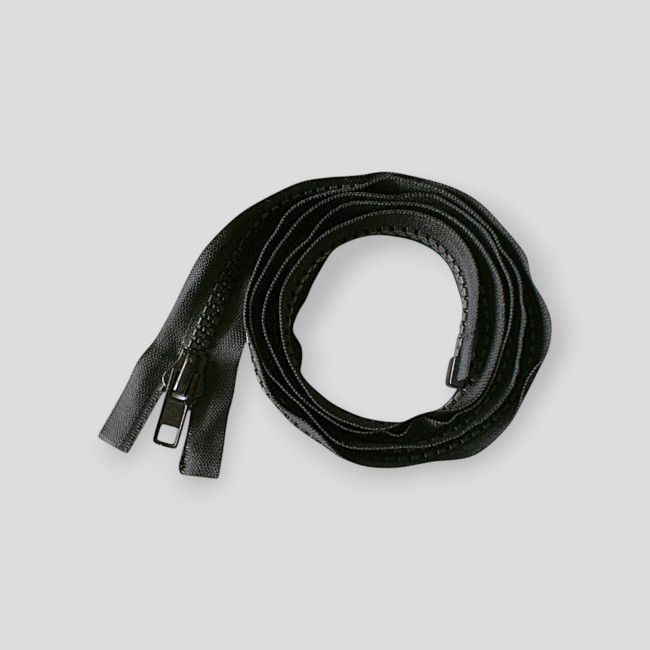 Cremallera 145 cm de malla inyectada Negro - LMA