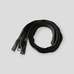 Fermeture zip 145 cm en maille injectées Noir - LMA