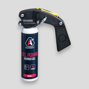 Aerosol de defensa gel pimienta con empuñadura 100ml Sécu-One - A10 Equipment