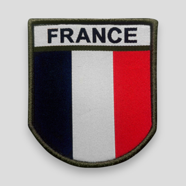 Stemma ricamato Francia - Alta visibilità - A10 Equipment