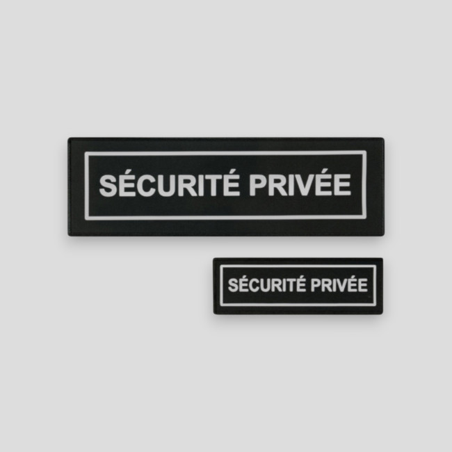Set Weste + Brustband Sécu-One Private Sicherheit - Schwarz - A10 Equipment