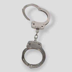 Double security nickel-plated steel handcuffs - GK