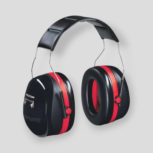 Casco Optime III Peltor - Rosso/Nero - GK