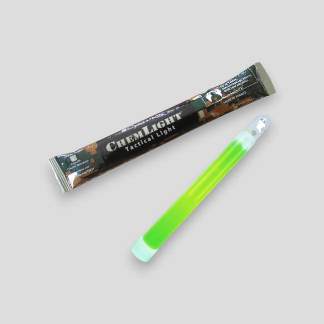 Bâton lumineux ChemLight® 15cm (12 heures) - Vert - Cyalume