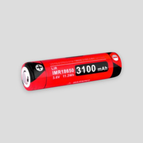 Oplaadbare batterij (18 650 Li-ion, 3,6V, 3 100mAh) - Klarus