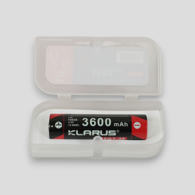 Batterie rechargeable (18 650 Li-on, 3,6V, 3 600mAh) - Klarus
