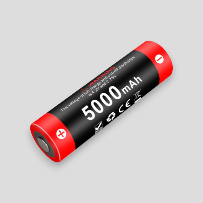 Batterie rechargeable 21GT-50 (21 700Li-on, 3,6V, 5 000mAh) pour lampes XT21X Pro/G15 V2.0 - Klarus Batterie rechargeable 21GT-50 (21 700Li-on, 3,6V, 5 000mAh) pour lampes XT21X Pro/G15 V2.0 - Klarus