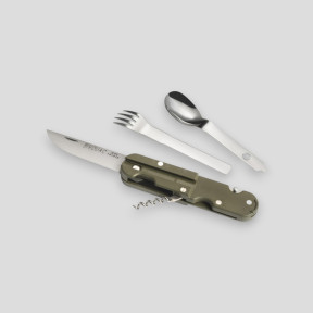 Navaja de bolsillo multifunción Bivouac® - Verde Oliva - TB Outdoor