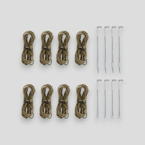 Kit de fijación para lonas de terreno (20 piezas) Expedición - Verde Oliva - A10 Equipment
