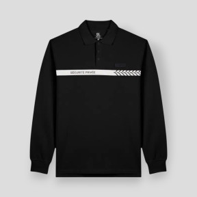 Polo maniche lunghe Sicurezza Privata Safetek - Nero - GK