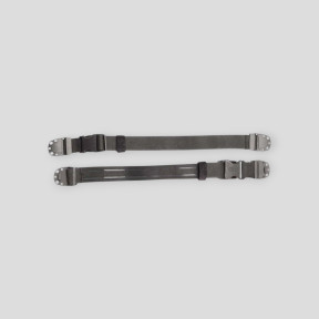 Conjunto de correias com fivela rápida para placa de anca 97005KT - Preto - GK