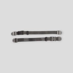 Conjunto de correias com fivela rápida para placa de anca 97005KT - Preto - GK