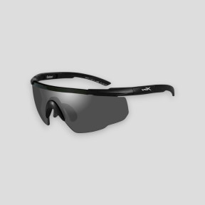 Ballistische beschermingsbril Saber Advanced (gerookt scherm) - Zwart - Wiley X