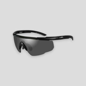 Ballistische beschermingsbril Saber Advanced (gerookt scherm) - Zwart - Wiley X