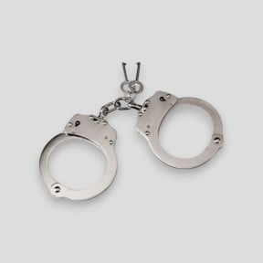 Handboeien met nikkelketting - A10 Equipment