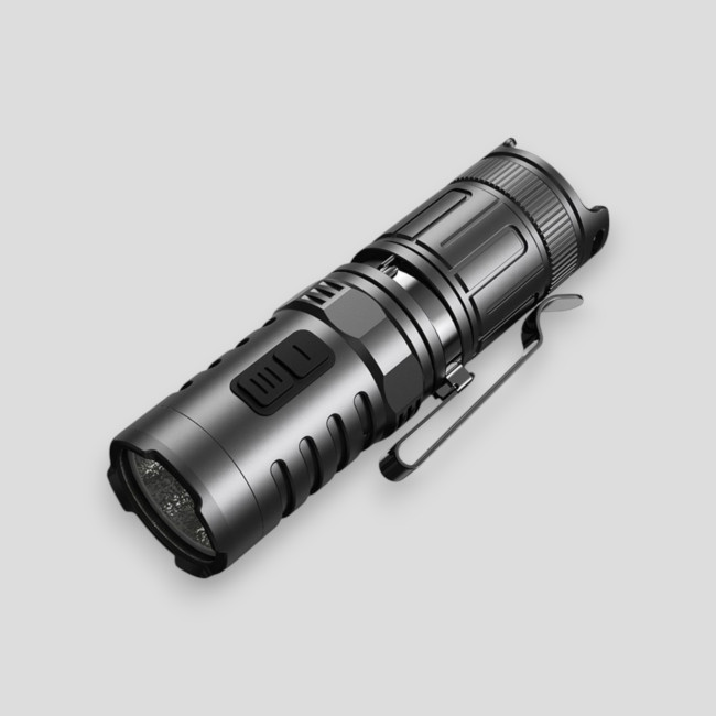 Kompakte wiederaufladbare taktische Taschenlampe XT1C Pro (1.000 Lumen) - Schwarz - Klarus