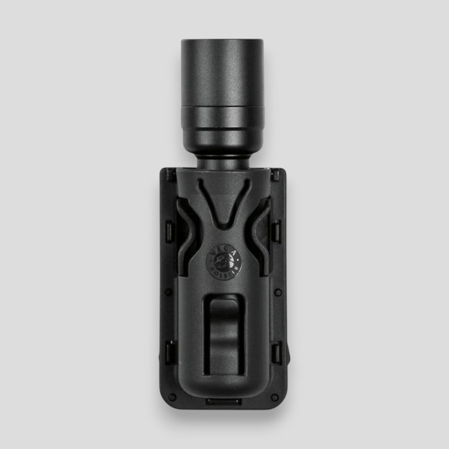 Drehbarer Lampenhalter 8VP63 für Gürtel/Dienstgürtel - Schwarz - Vega Holster