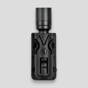 Rotating Flashlight Holder 8VP63 for Belt/Duty Belt - Black - Vega Holster