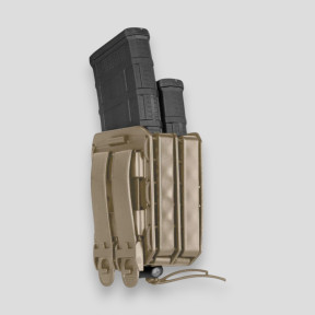 Porta-carregador duplo Bungy 8BL04 para M4/AR15 - Tan - Vega Holster