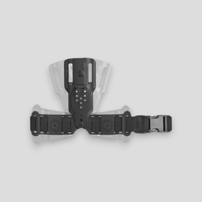 Placa de quadril compacta 1 correia 8K28 - Preto - Vega Holster