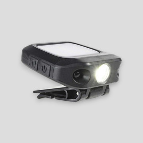 Lampa Alpha Clip - Czarna - CityGuard