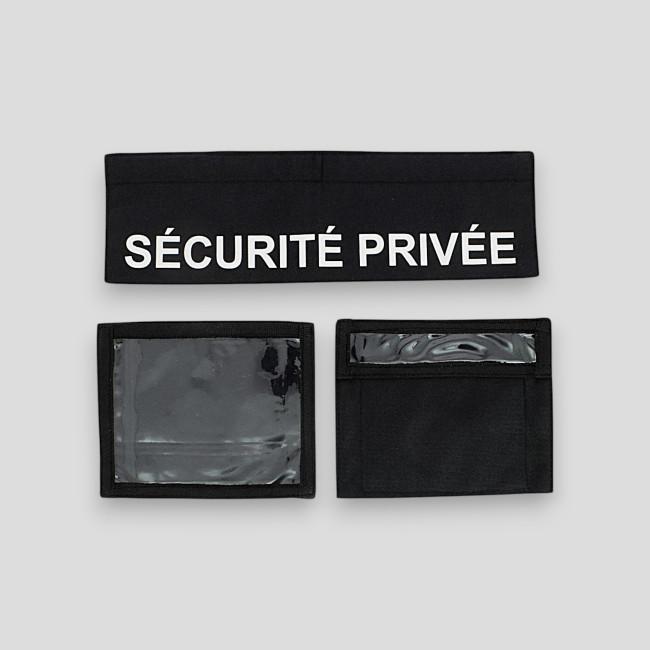 Zestaw 3 flap Ochrona Prywatna - Czarny - CityGuard